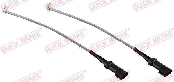 Warning Contact, brake pad wear